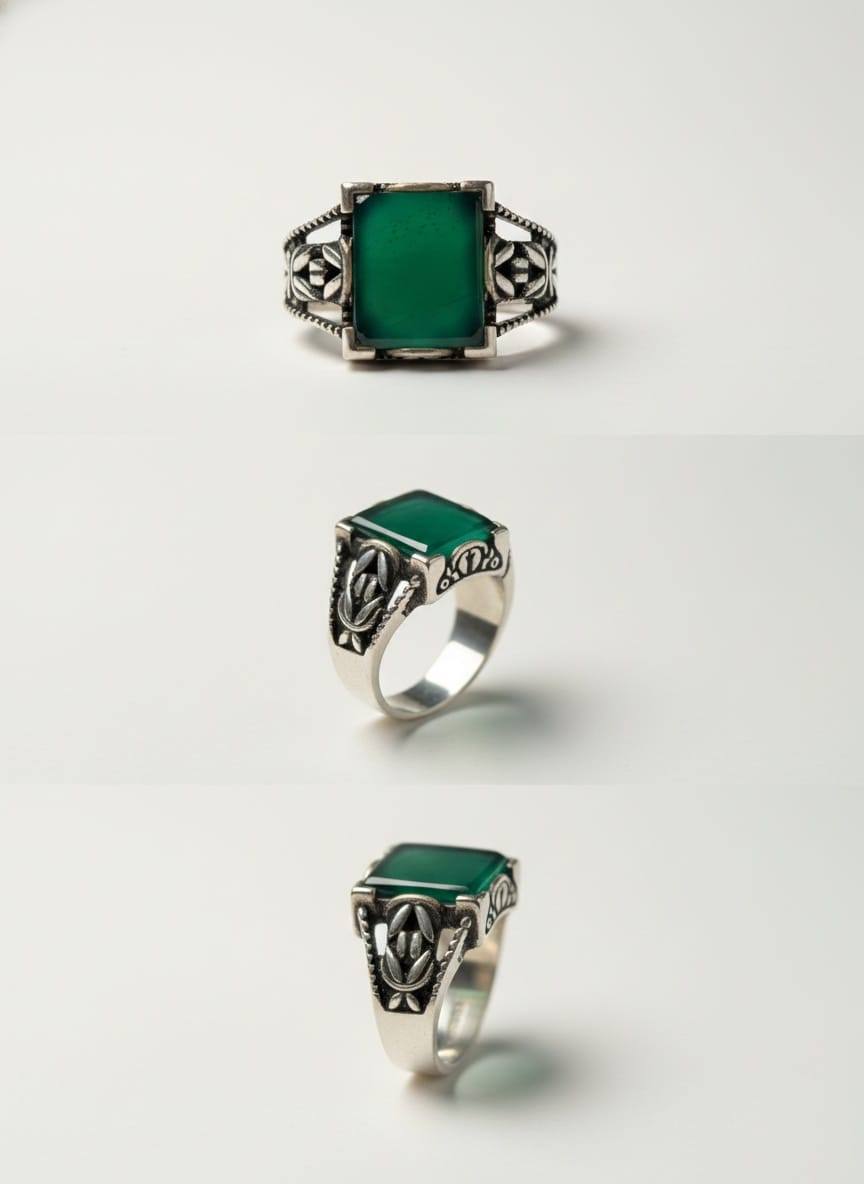 WhatsApp Image 2025-12-10 at 8.39.40 PM King's Emerald Silver Ring