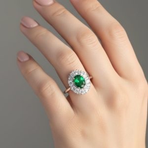 Zarqash Aurora silver ladies ring