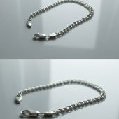 Men’s Silver Cuban Link Bracelet