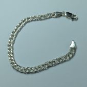 925 Sterling Silver Men’s Cuban Link Bracelet