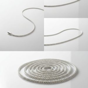Men’s 925 Sterling Silver Curb Chain Necklace
